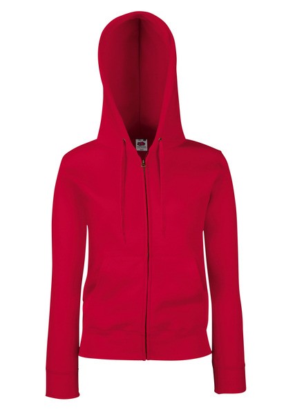 Női kapucnis pulóver (Lady-Fit Hooded Sweat Jacket) Fruit