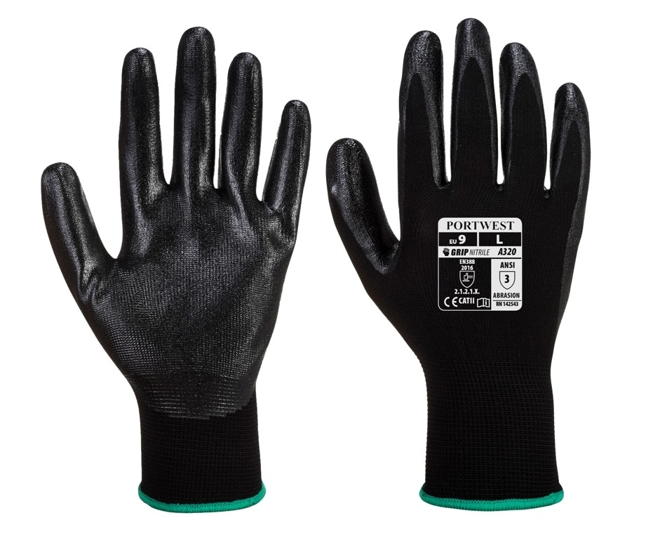 Nylon nitrilhab tenyérmártott keszyű