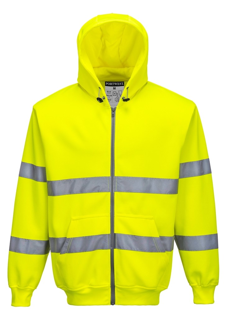 Hi-Vis zippzáros pulóver