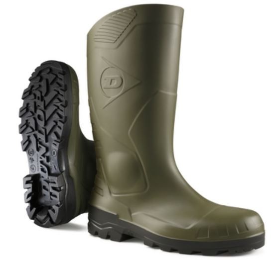 DUNLOP Devon (S5) acélkaplis és acél talplemezes PVC csizma