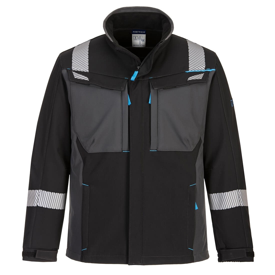 FR704 WX3 lángálló softshell dzseki - fekete