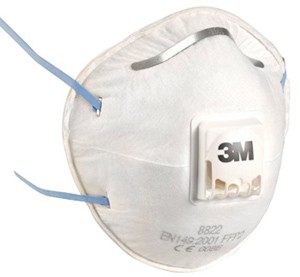 3M™ FFP2 NR D szelepes részecskeszűrő maszk (10 db)