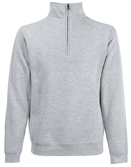 Férfi galléros, zipzáros nyakú pulóver (Zip-Neck Sweat) Fruit