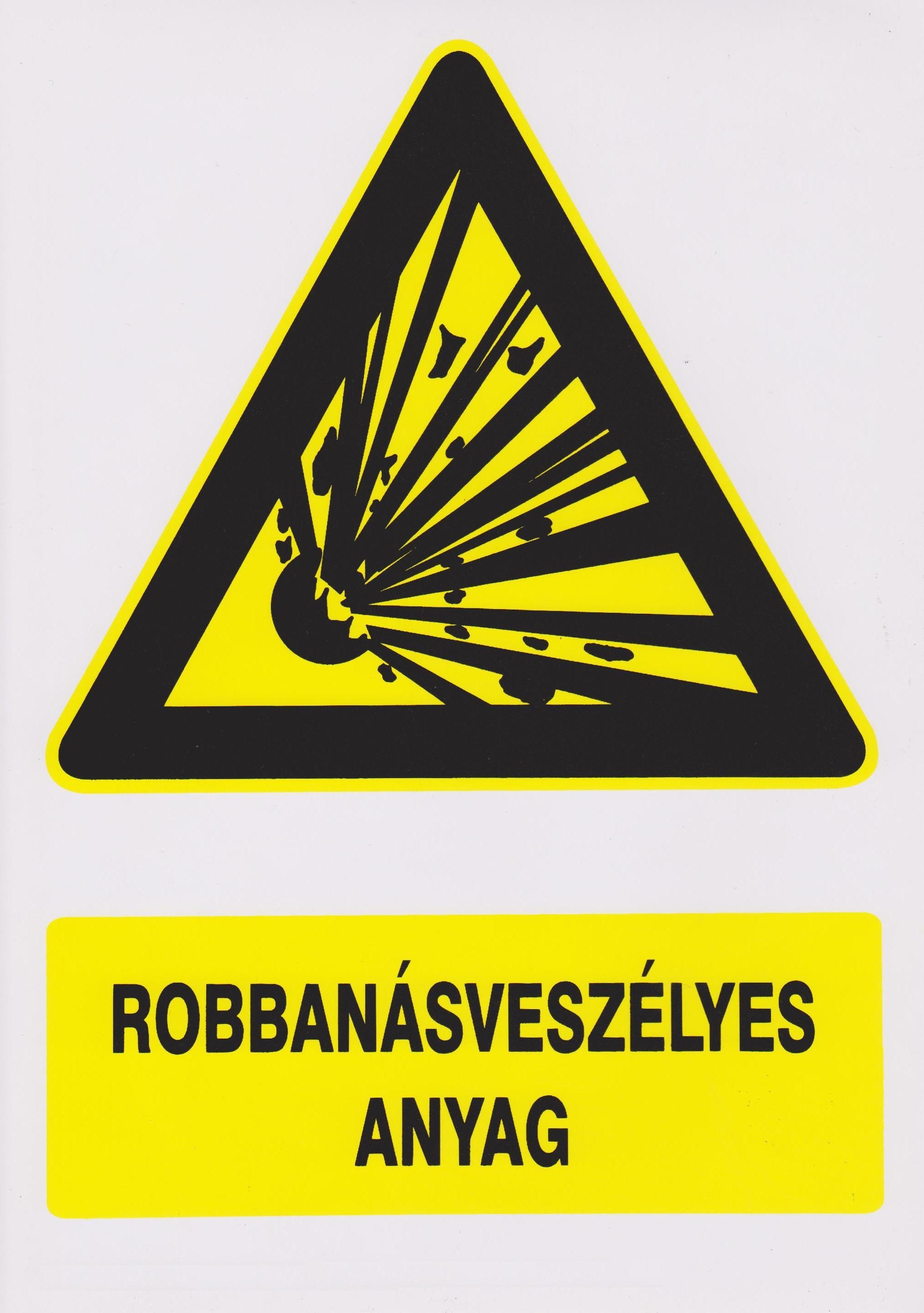 Robbanásveszélyes anyag