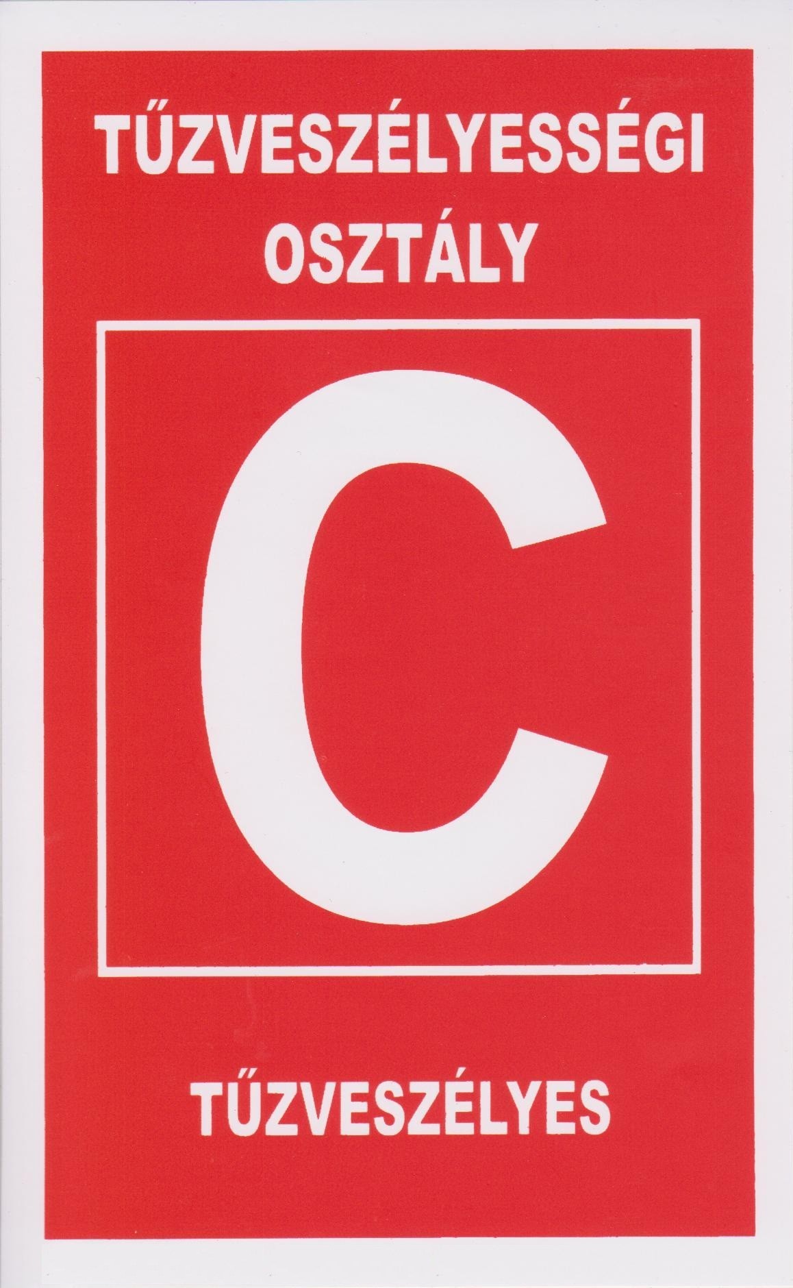 Tűzveszélyességi osztály ''C''