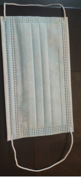 Háromrétegű egészségügyi gumis maszk (10 db)