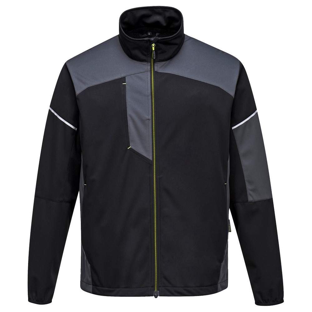 T620 - Flex Shell kabát fekete/szürke
