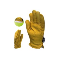Alaszka - sárga borjubőr, 3M polárbéléssel