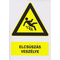 Elcsúszás veszélye