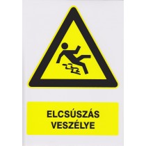 Elcsúszás veszélye