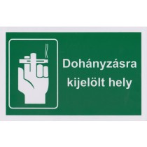 Dohányzásra kijelölt hely