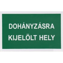 Dohányzásra kijelölt hely