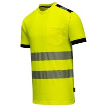 T181 - Jól láthatósági Vision póló sárga