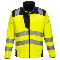 T402 - Vision jól láthatósági softshell kabát sárga