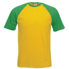 Férfi rövid ujjú, két színű póló (Short Sleeve Baseball T) Fruit