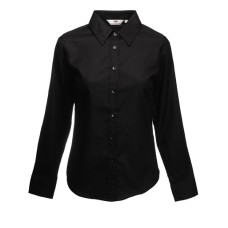 Női hosszú ujjú ing (Lady-Fit Long Sleeve Poplin Shirt) Fruit