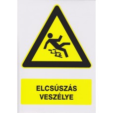 Elcsúszás veszélye