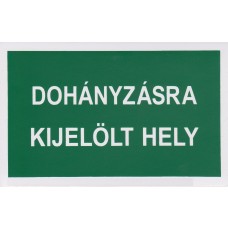 Dohányzásra kijelölt hely