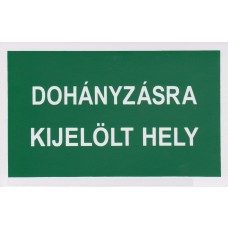 Dohányzásra kijelölt hely