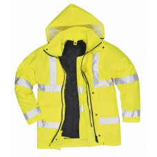 Jól láthatósági 4 az 1 ben kabát