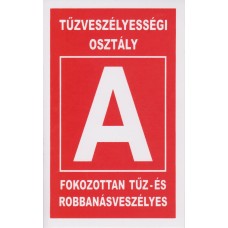 Tűzveszélyességi osztály ''A''