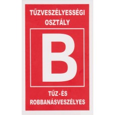 Tűzveszélyességi osztály ''B''