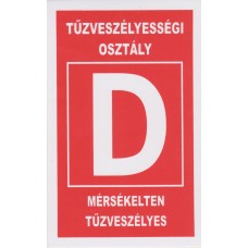 Tűzveszélyességi osztály ''D''