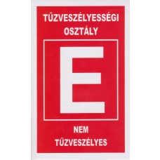 Tűzveszélyességi osztály ''E''