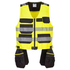 PW308YBR_PW3 Class 1 Tool Vest_sárga/fekete