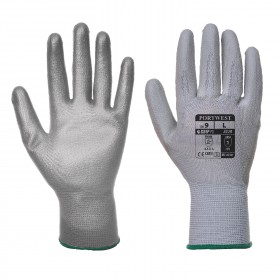 PU tenyérmártott, nylon kesztyű