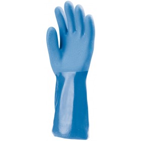 Érdesített PVC, 35 cm-es, kék, sav-, lúg-, olajálló