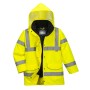 S360 - Jól láthatósági női kabát sárga