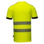 T181 - Jól láthatósági Vision póló sárga hátrész