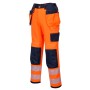 T501 - Vision Hi-Vis nadrág narancs/tengerészkék